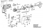 Bosch 0 603 241 042 SB 350-2 Percussion Drill 240 V / GB Spare Parts SB350-2